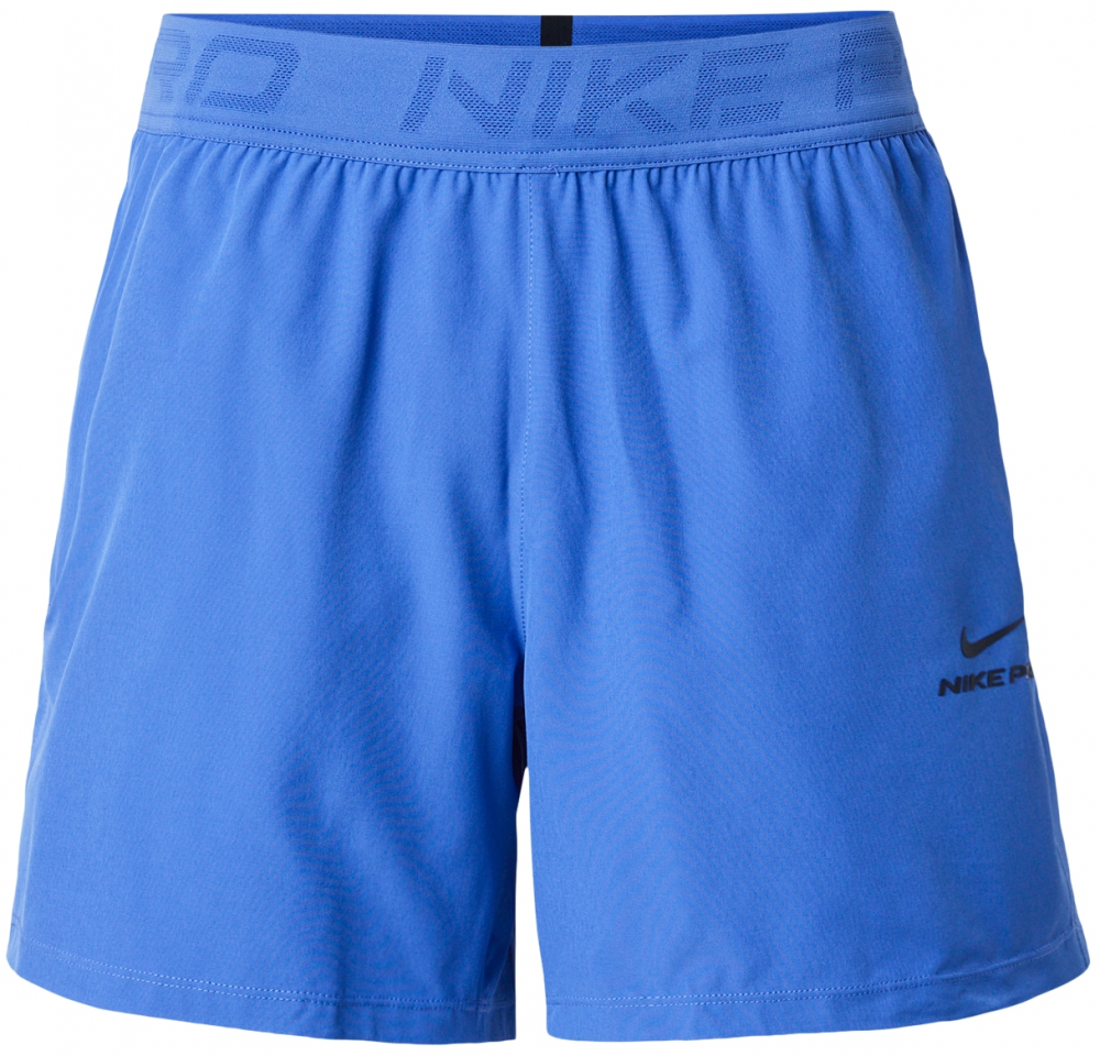 NIKE Športové nohavice  modrá / čierna