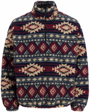JACK & JONES Sveter 'JOREDDIE'  béžová / modrá / červená