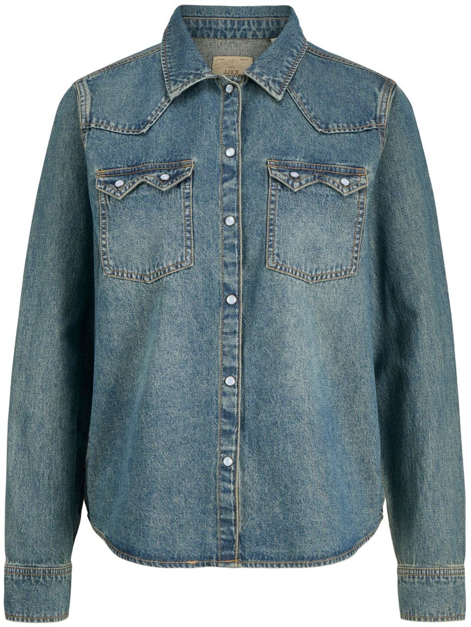 JJXX Blúzka  modrá denim