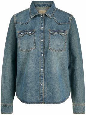 JJXX Blúzka  modrá denim