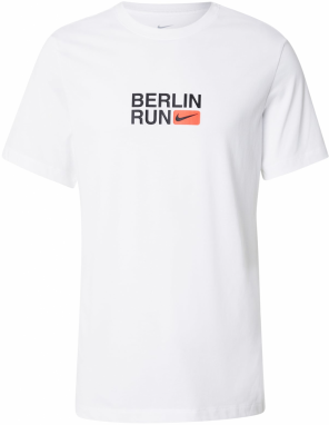 NIKE Funkčné tričko 'CITY MRTH'  oranžová / červená / čierna / biela