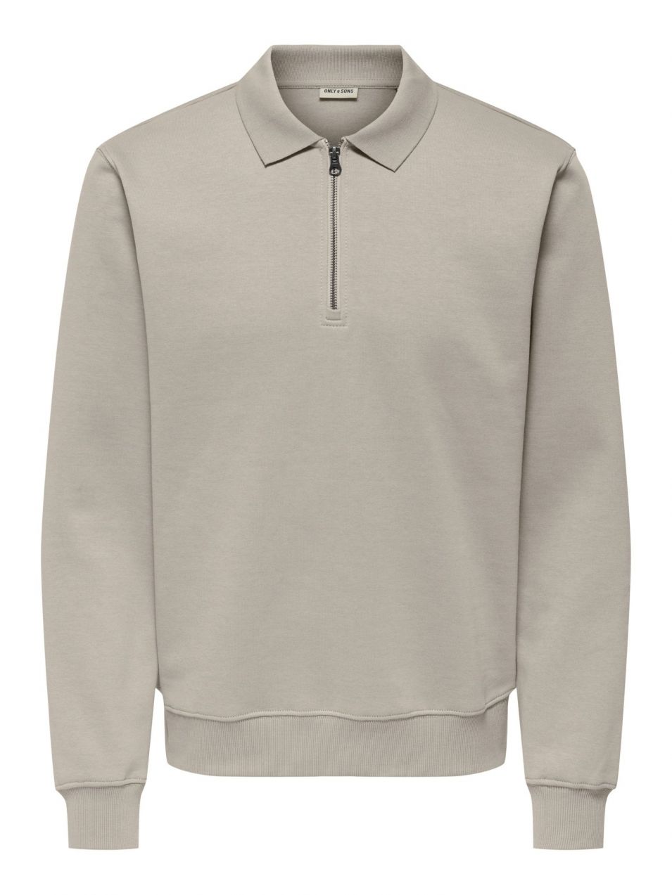 Only & Sons Mikina 'ONSABBOTT'  striebornosivá