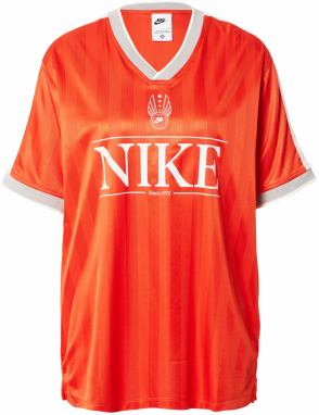 Nike Sportswear Tričko  sivá / oranžová / homárová / biela
