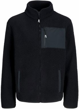 JACK & JONES Flisová bunda 'JJThatcher'  čierna