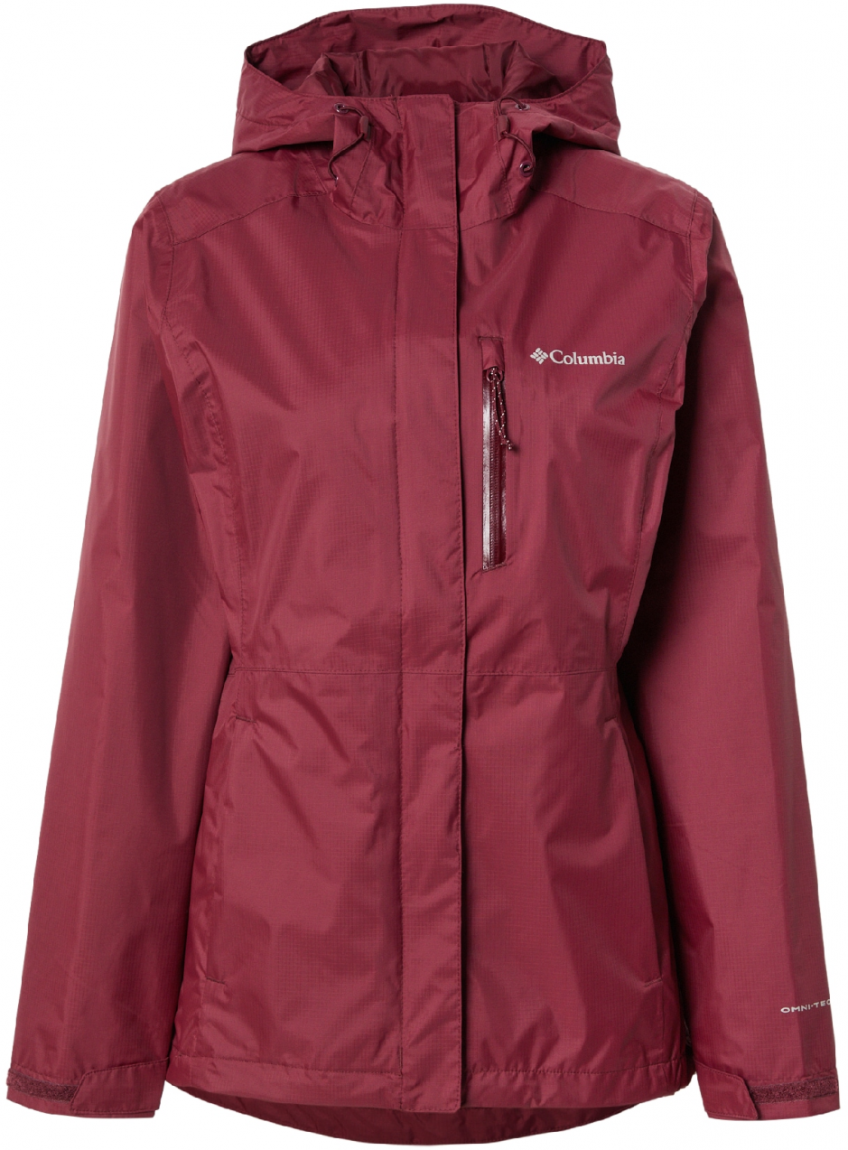 COLUMBIA Outdoorová bunda 'Pouring Adventure'  brusnicová / biela