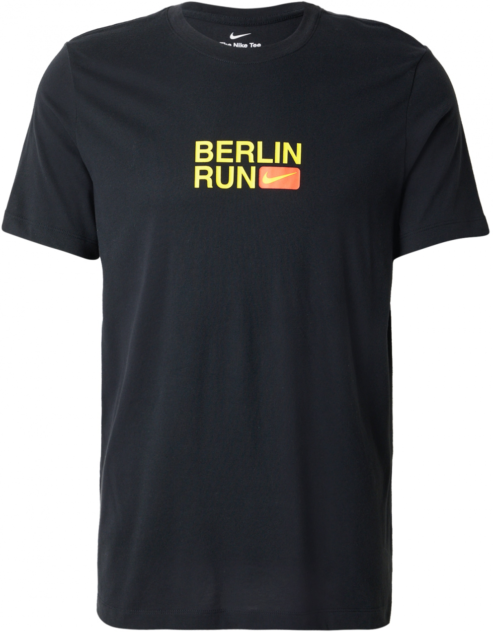 NIKE Funkčné tričko 'CITY MRTH'  žltá / oranžová / čierna