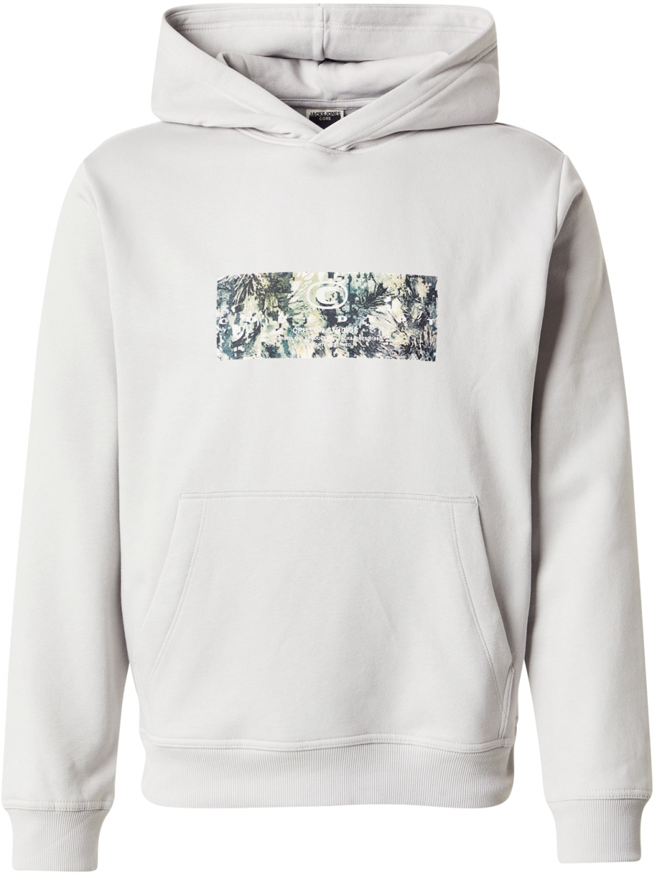 JACK & JONES Mikina 'JCOSTANCE'  svetlosivá / pastelovo zelená / tmavozelená / čierna