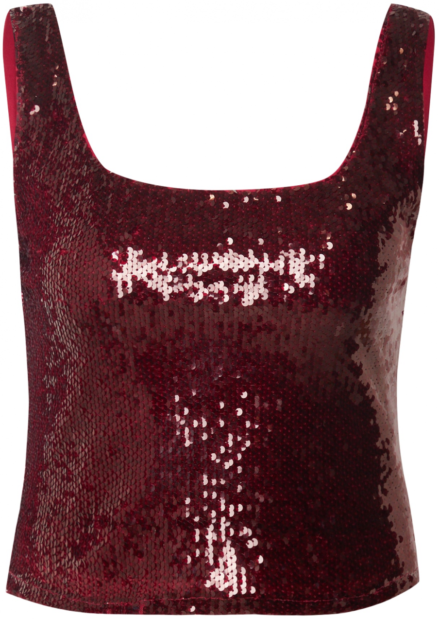 Hoermanseder Top 'Sequin'  burgundská