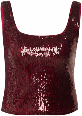 Hoermanseder Top 'Sequin'  burgundská