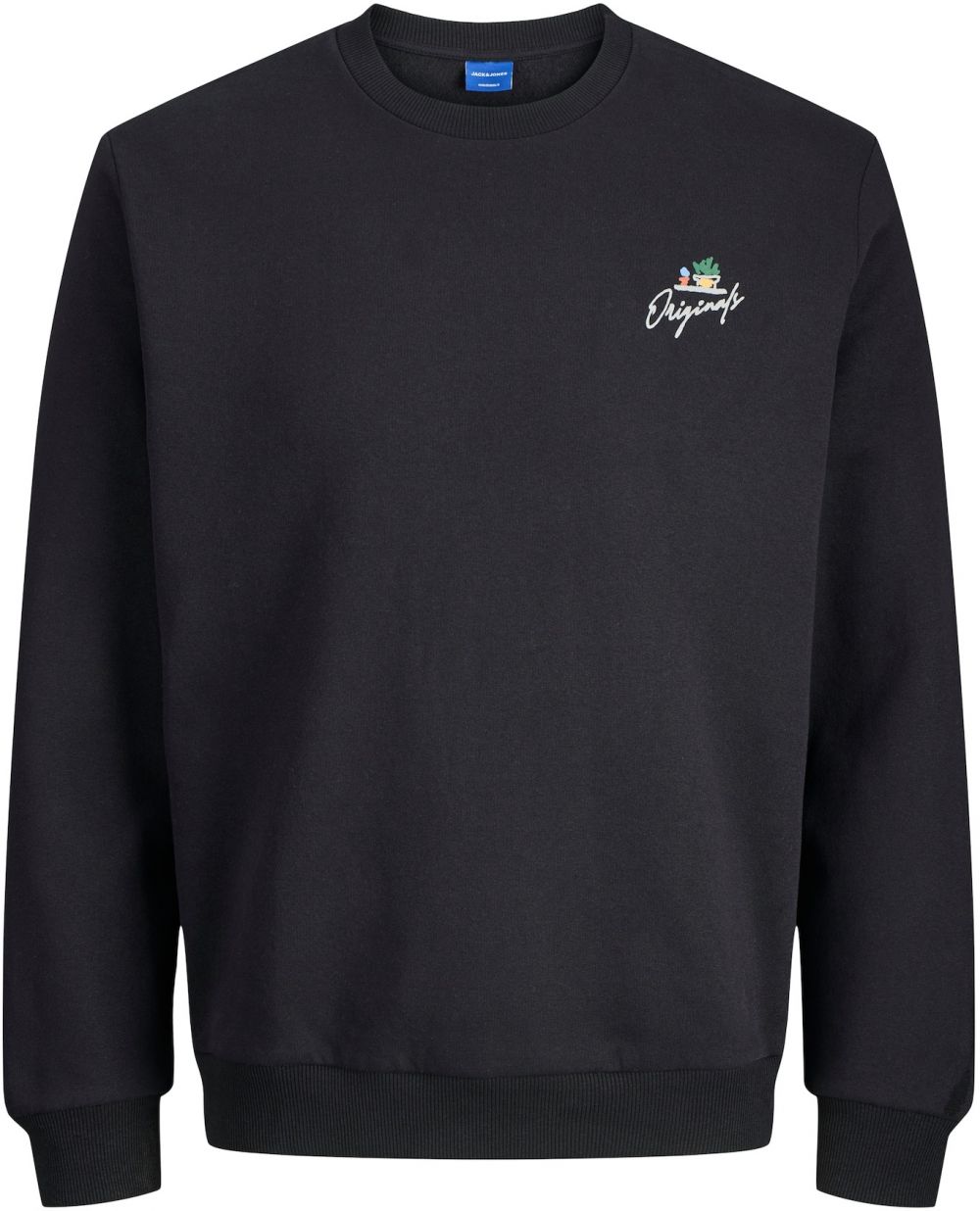 JACK & JONES Mikina 'JORMARKET'  žltá / zelená / čierna / biela