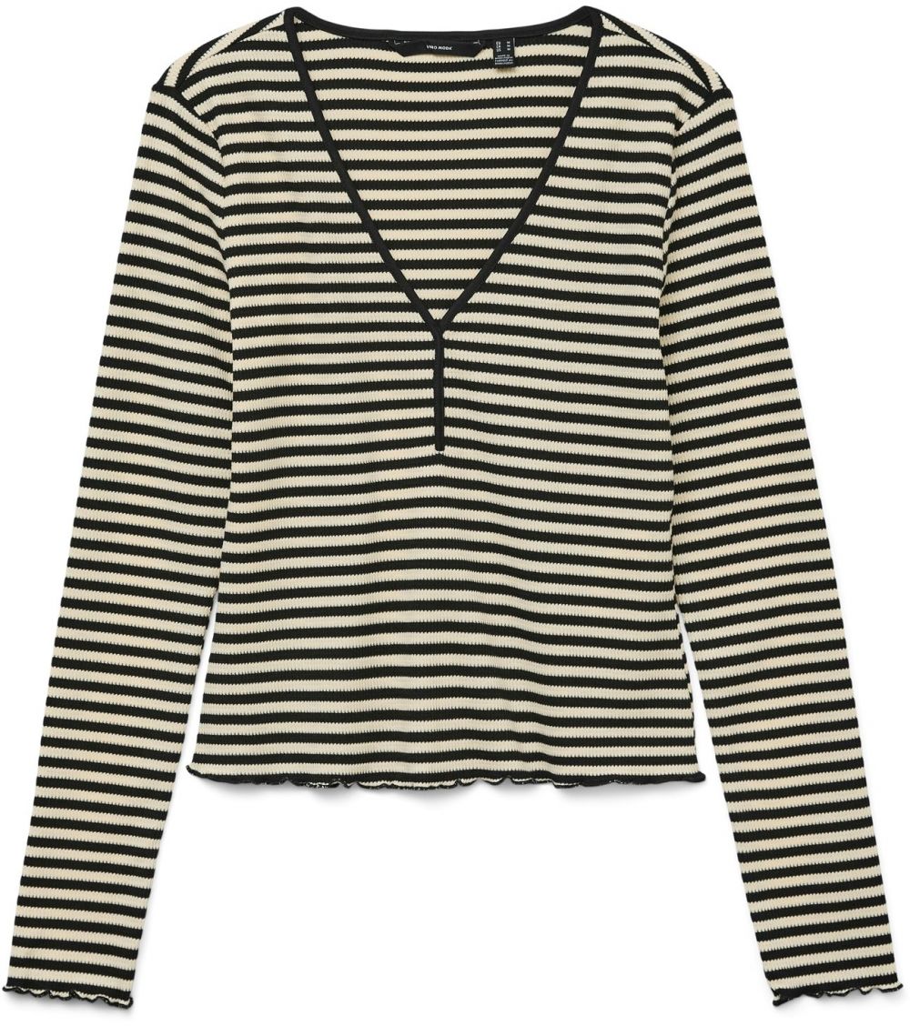 VERO MODA Tričko 'VMISABELLA'  nebielená / čierna