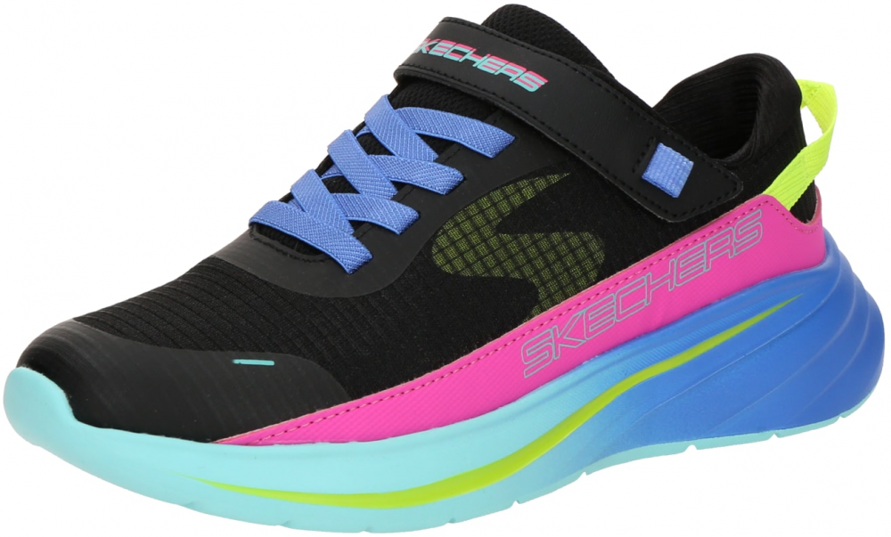 SKECHERS Tenisky 'Wave 92'  nebesky modrá / trávovo zelená / ružová / čierna