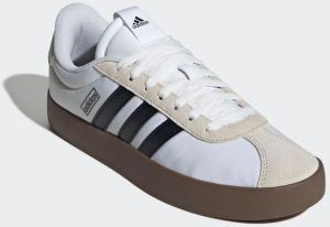 ADIDAS SPORTSWEAR Nízke tenisky 'VL Court 3.0'  béžová / čierna / biela