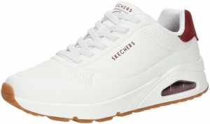 SKECHERS Nízke tenisky 'Uno'  karmínovo červená / biela