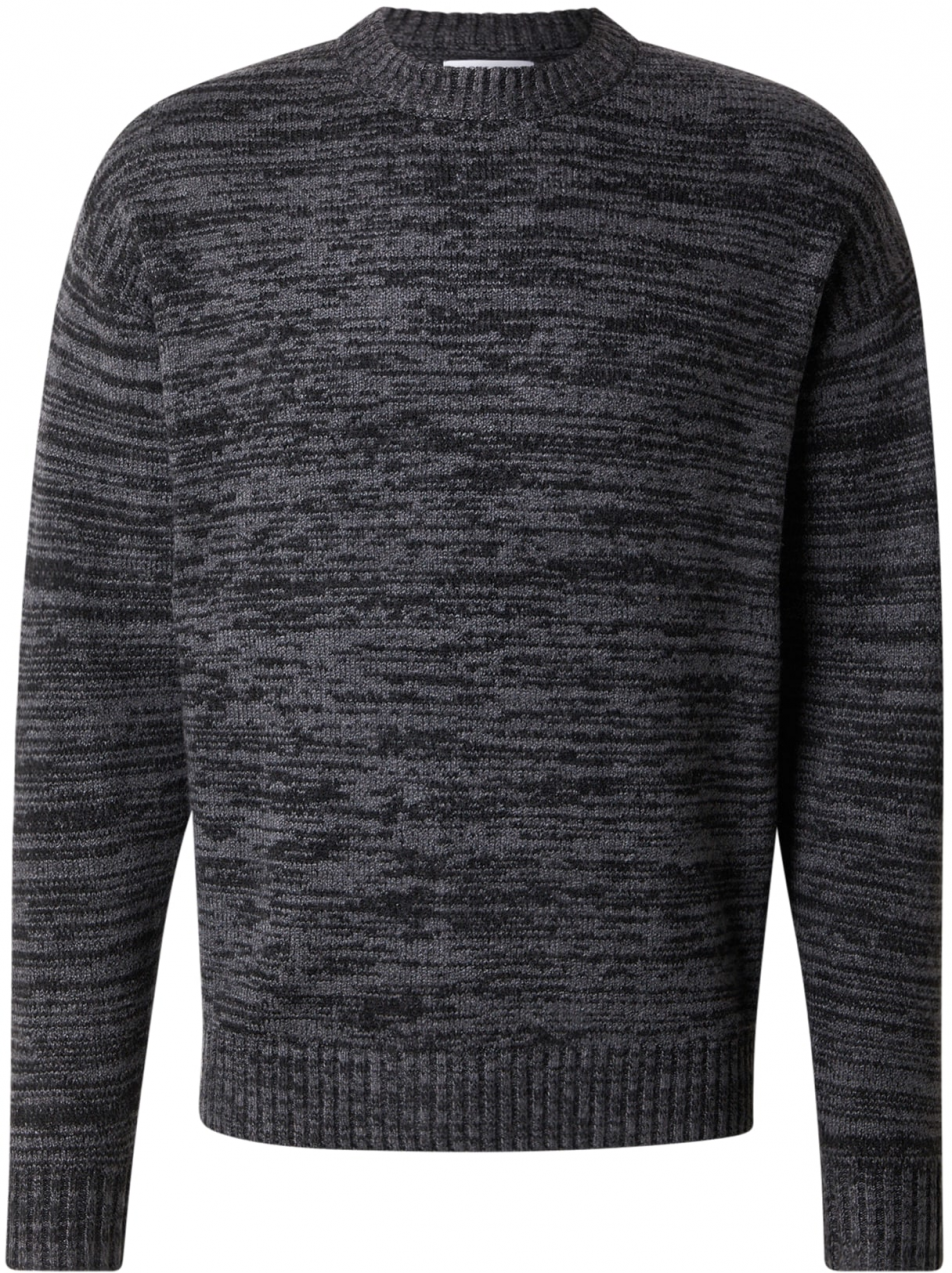 JACK & JONES Sveter 'JJSoho Ollie'  sivá / čierna