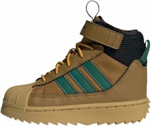 ADIDAS ORIGINALS Čižmy 'Superstar'  hnedá / petrolejová / čierna
