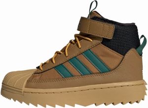 ADIDAS ORIGINALS Snehule 'Superstar'  karamelová / smaragdová / čierna