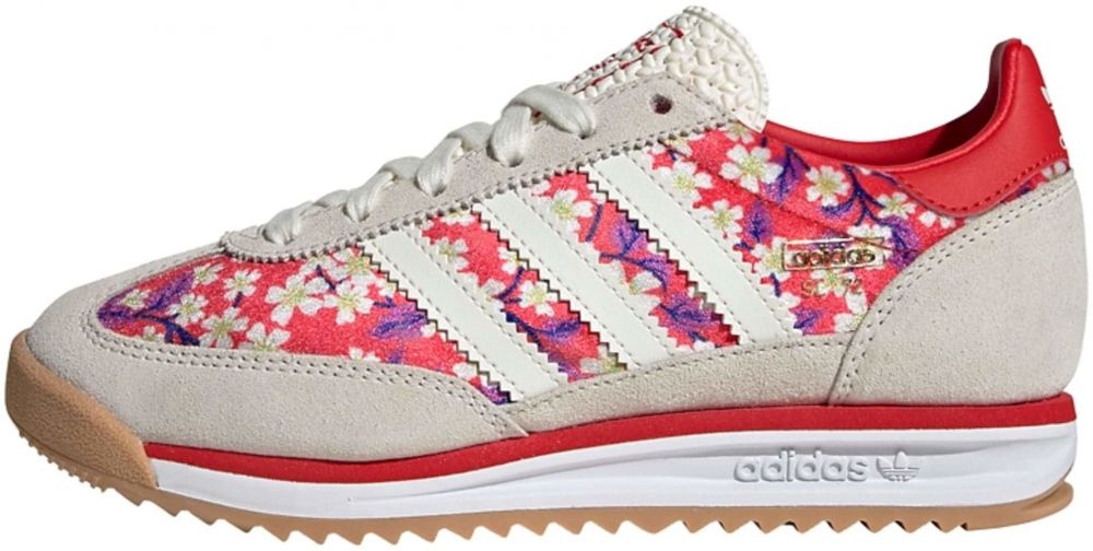 ADIDAS ORIGINALS Tenisky 'SL 72 RS x Liberty London'  svetlobéžová / modrá / červená / šedobiela