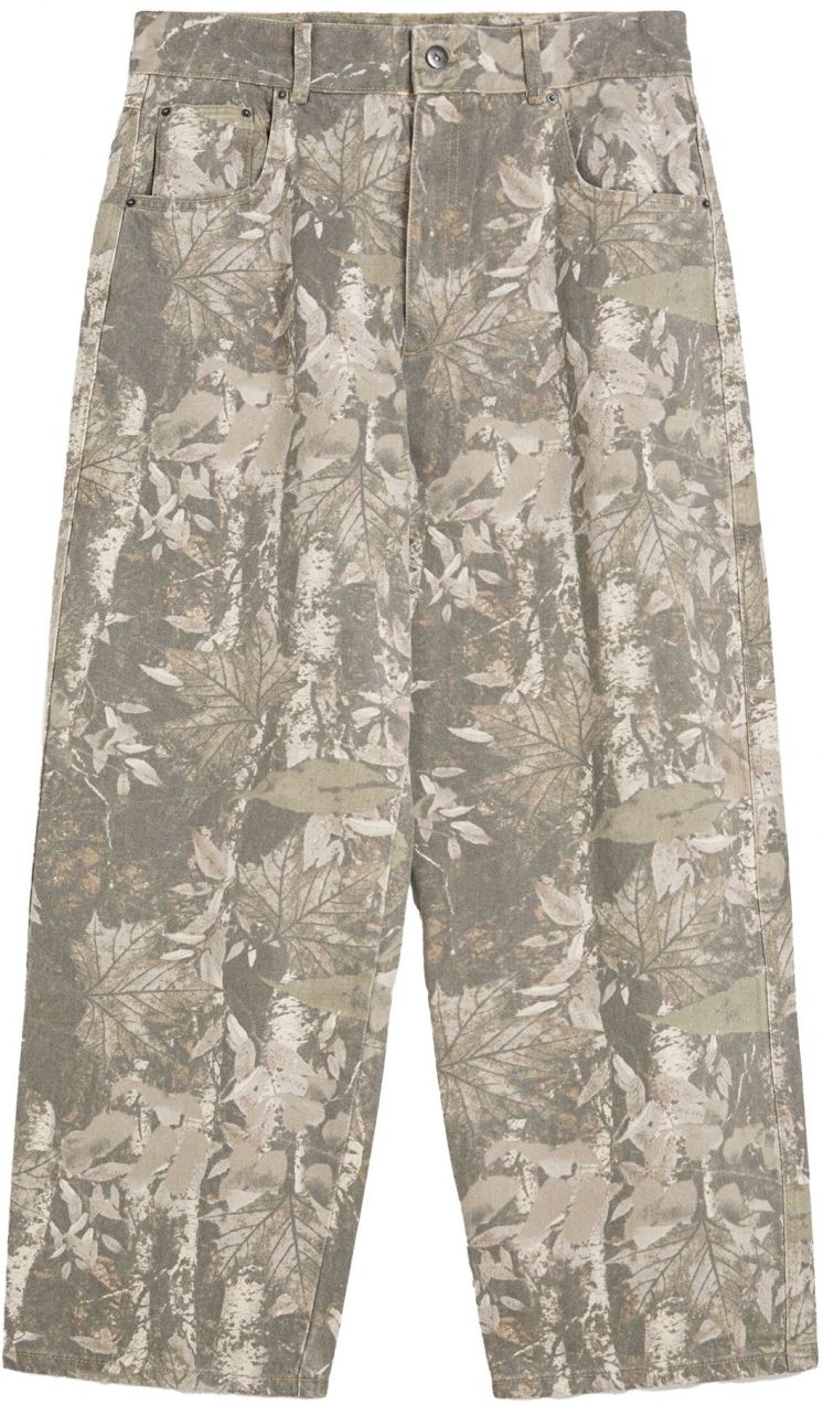 Bershka Džínsy  nebielená / svetlobéžová / svetlohnedá / kaki