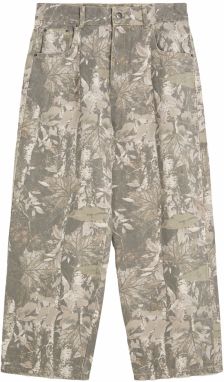 Bershka Džínsy  nebielená / svetlobéžová / svetlohnedá / kaki