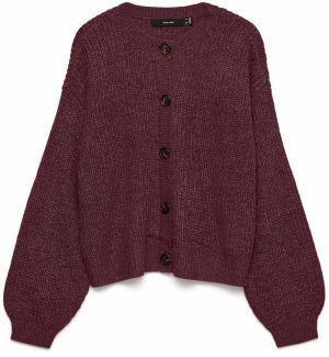 VERO MODA Kardigán 'VMLea'  burgundská