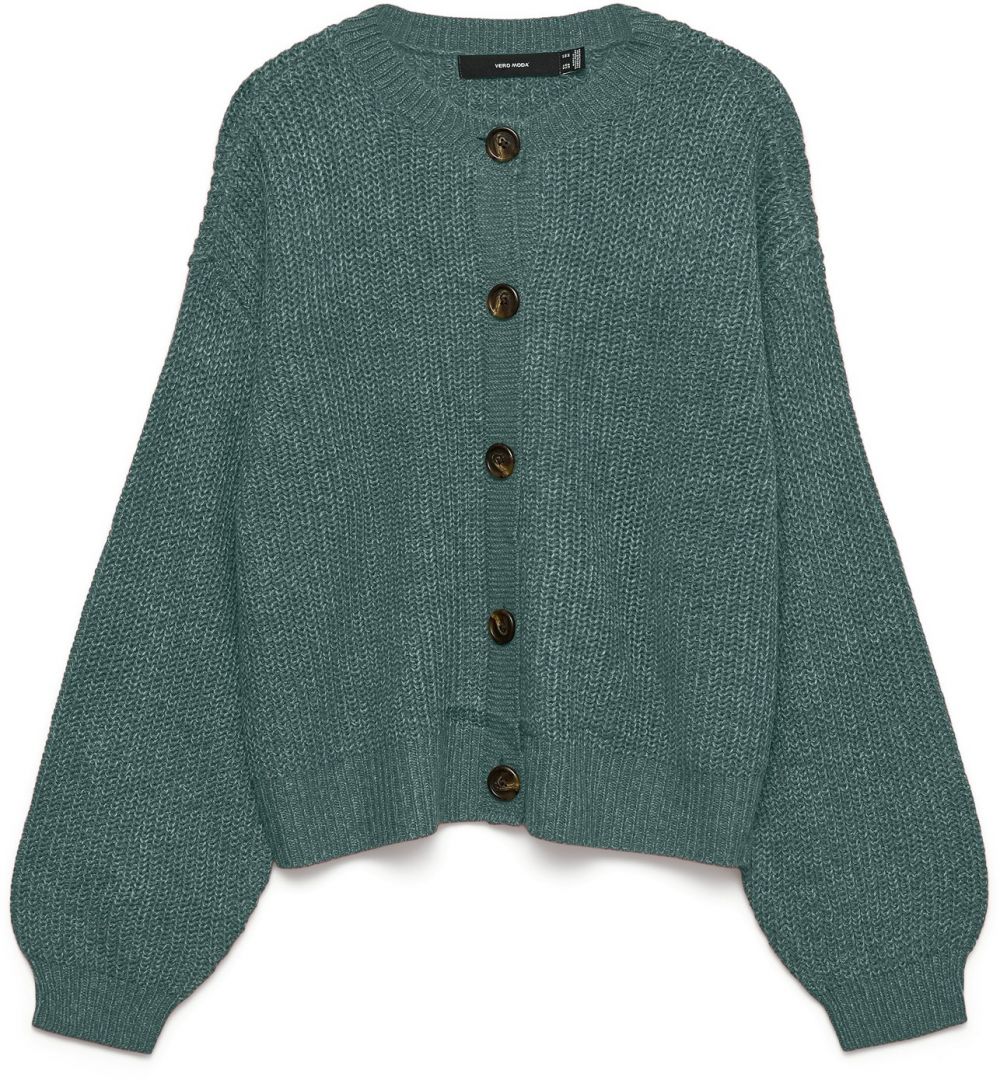 VERO MODA Kardigán 'VMLea'  tmavozelená