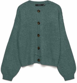 VERO MODA Kardigán 'VMLea'  tmavozelená