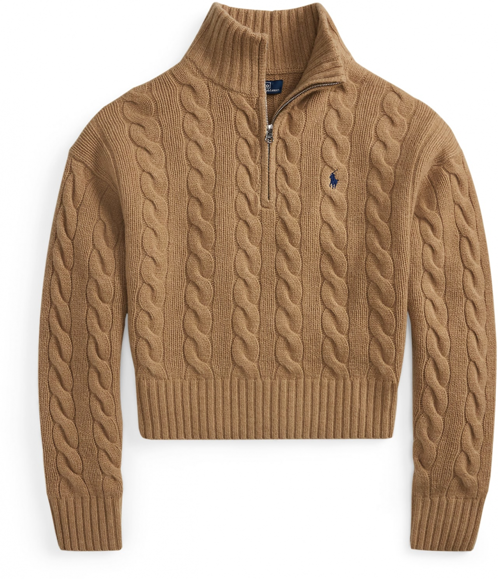 Polo Ralph Lauren Sveter  farba ťavej srsti