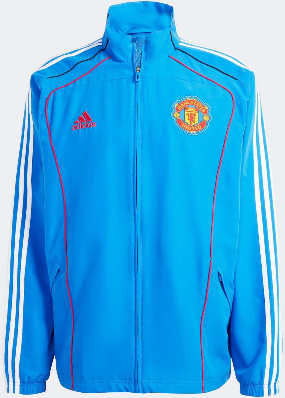 ADIDAS PERFORMANCE Športová bunda  modrá / žltá / červená