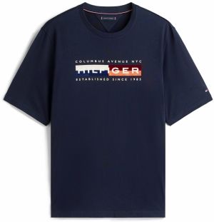 Tommy Hilfiger Big & Tall Tričko  námornícka modrá / oranžová / tmavočervená / biela