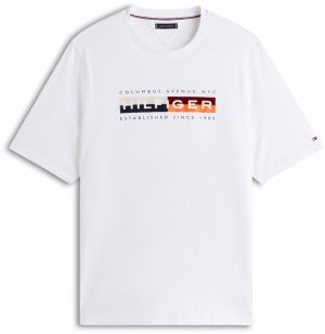 Tommy Hilfiger Big & Tall Tričko  námornícka modrá / oranžová / tmavočervená / biela