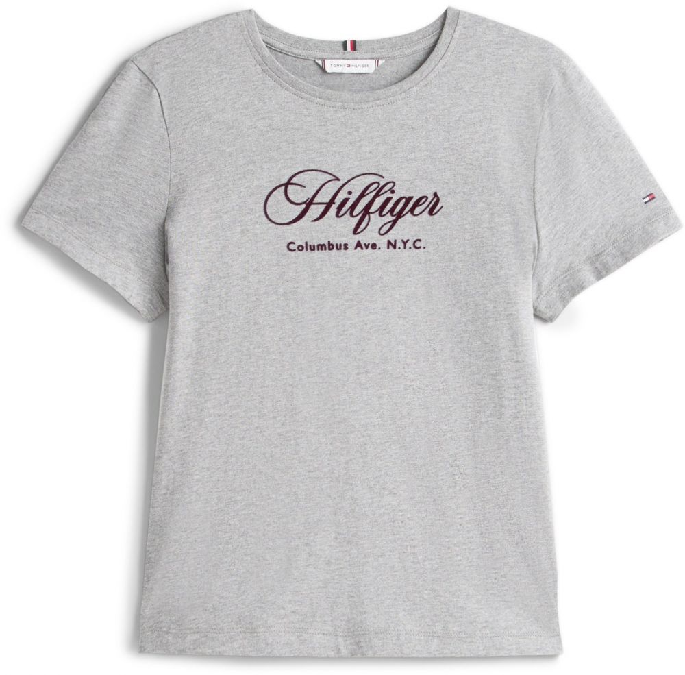 TOMMY HILFIGER Tričko  sivá / čierna