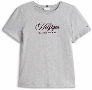 TOMMY HILFIGER Tričko  sivá / čierna