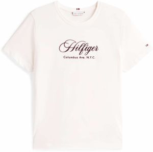 TOMMY HILFIGER Tričko  čierna / biela