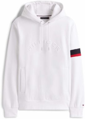 TOMMY HILFIGER Mikina  tmavomodrá / červená / biela