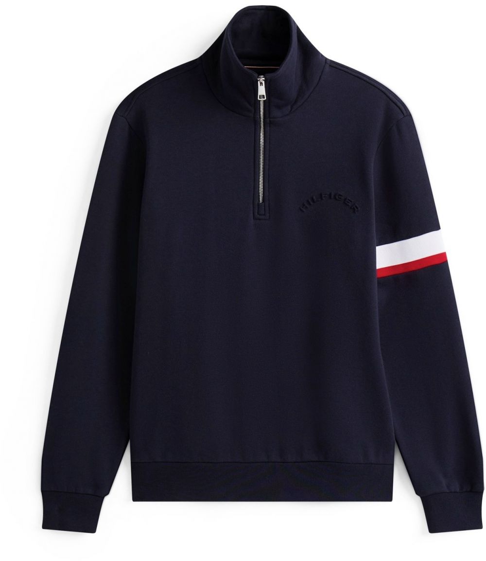 TOMMY HILFIGER Mikina  námornícka modrá / červená / biela