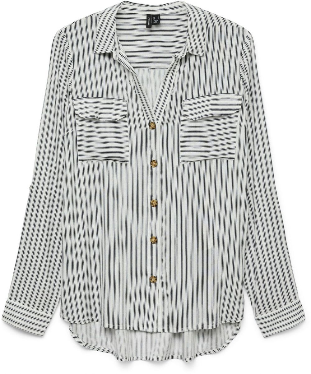 VERO MODA Blúzka 'VMBUMPY'  tmavomodrá / biela