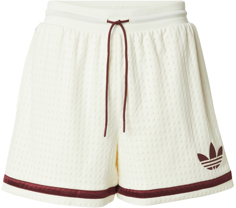 ADIDAS ORIGINALS Nohavice  bordová / biela