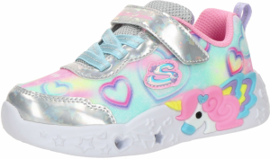 SKECHERS Tenisky 'UNICORN CHARMER'  tyrkysová / fialová / ružová / strieborná