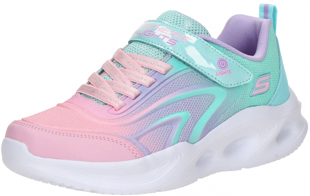 SKECHERS Tenisky 'SOLA GLOW'  vodová / levanduľová / ružová