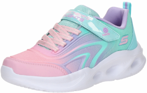 SKECHERS Tenisky 'SOLA GLOW'  vodová / levanduľová / ružová
