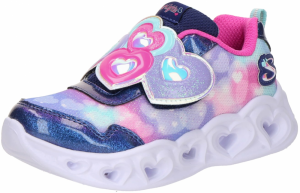 SKECHERS Tenisky 'HEART LIGHTS - LOVIN REFLECTION'  námornícka modrá / svetlomodrá / svetlofialová / ružová