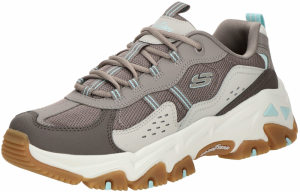 SKECHERS Nízke tenisky 'D LITES HIKER'  svetlomodrá / hnedá / tmavohnedá / tmavošedá