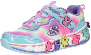 SKECHERS Tenisky 'GUMMY FRIENDS'  svetlomodrá / žltá / fialová / svetloružová