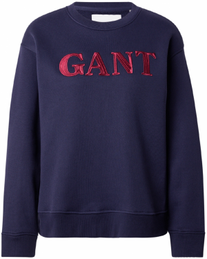GANT Mikina  indigo / tmavoružová