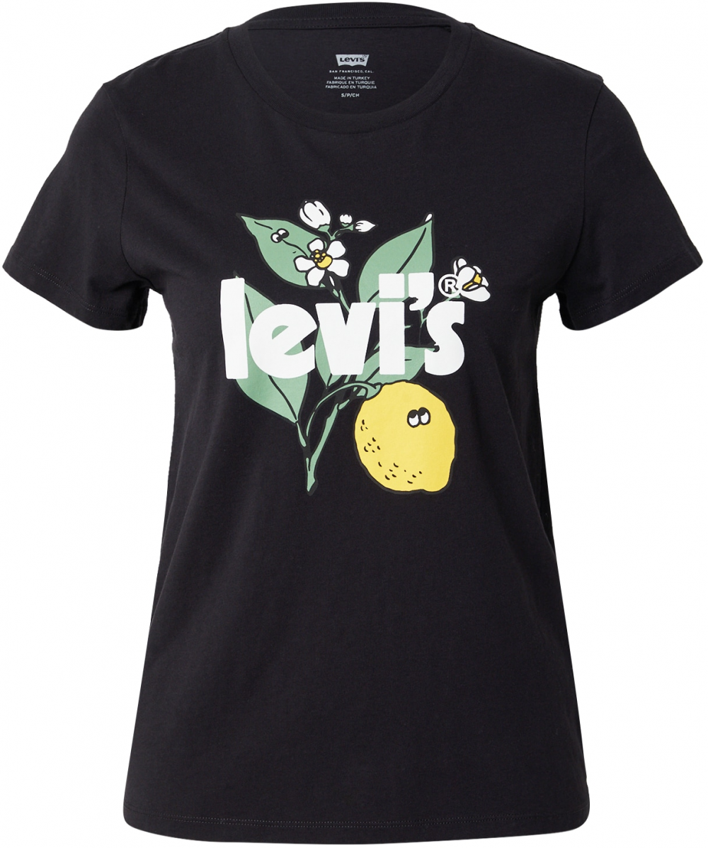 LEVI'S ® Tričko 'THE PERFECT'  žltá / pastelovo zelená / čierna / biela