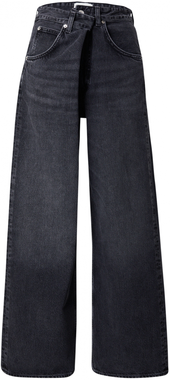 AGOLDE Džínsy  čierny denim