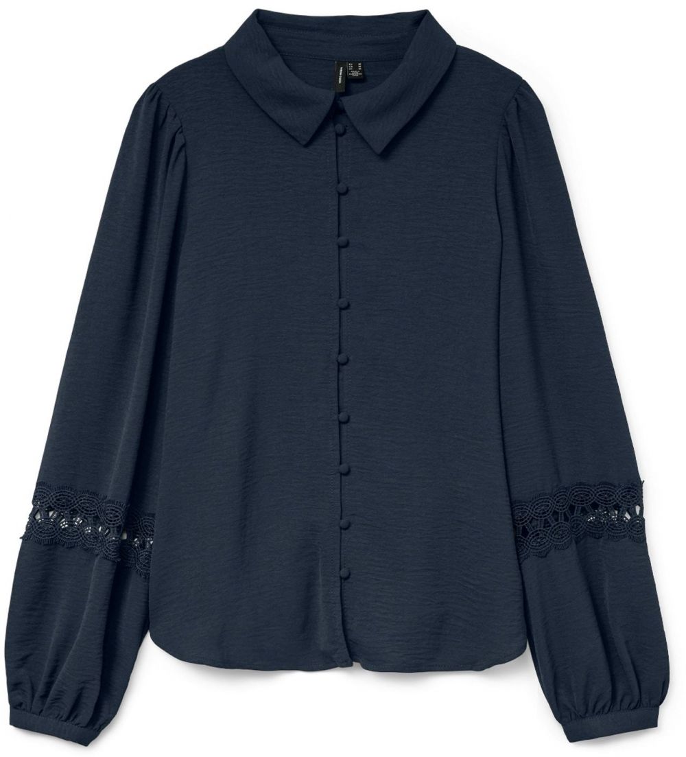 VERO MODA Blúzka 'VMALVA'  námornícka modrá