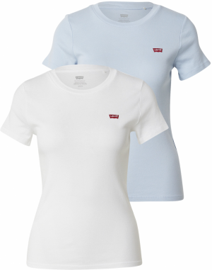 LEVI'S ® Tričko 'ESSENTIAL'  pastelovo modrá / biela