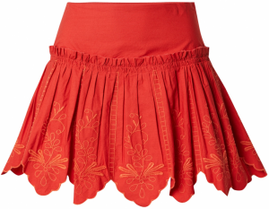 TOPSHOP Sukňa  červená / oranžovo červená